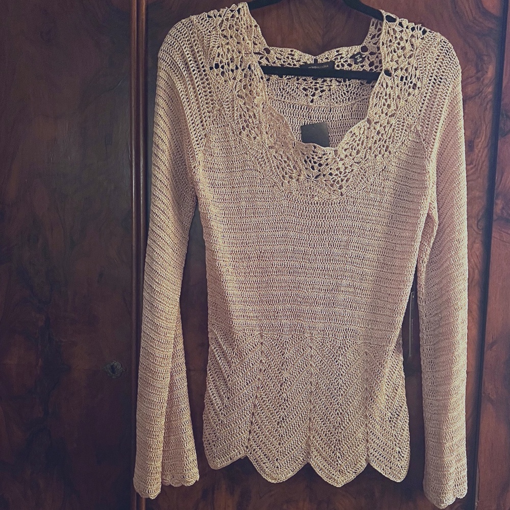 BCBG Max Azria XL Crochet Top New with Tags